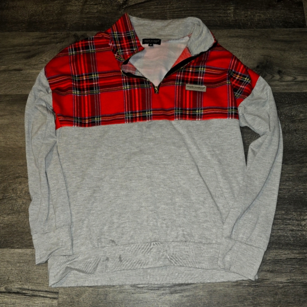 Simply southern half zip pull over size medium